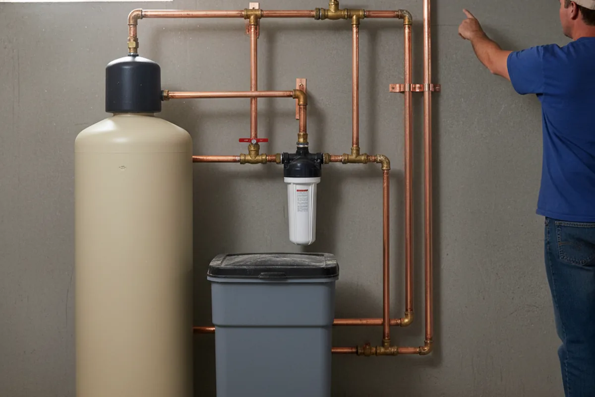 Whole-house water treatment system installed in Wendell
